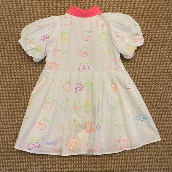 Queen of Sparkles Neon Fruit Dress Small - Picture 13 of 14